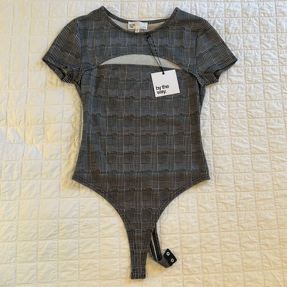 By The Way black printed body suit